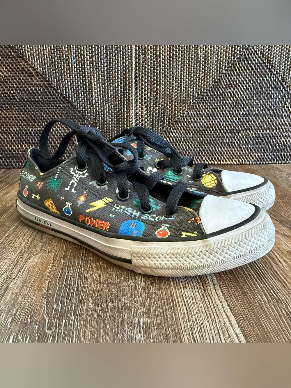 Converse Chuck Taylor All Star Low GS 'Gamer - Potions and Pizza' 2020 - Size 1